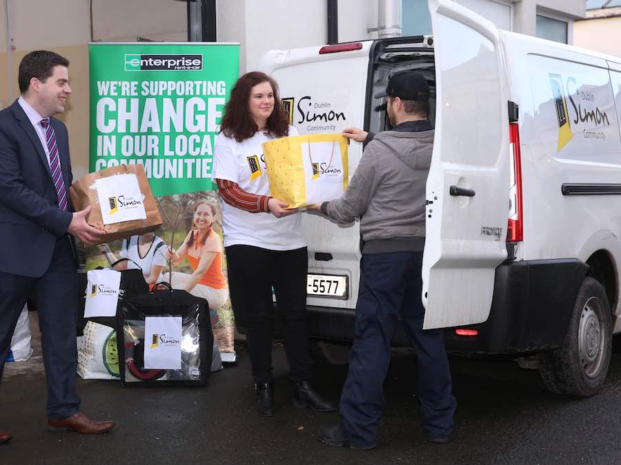 Enterprise RentACar aids Dublin Simon Community car and motoring